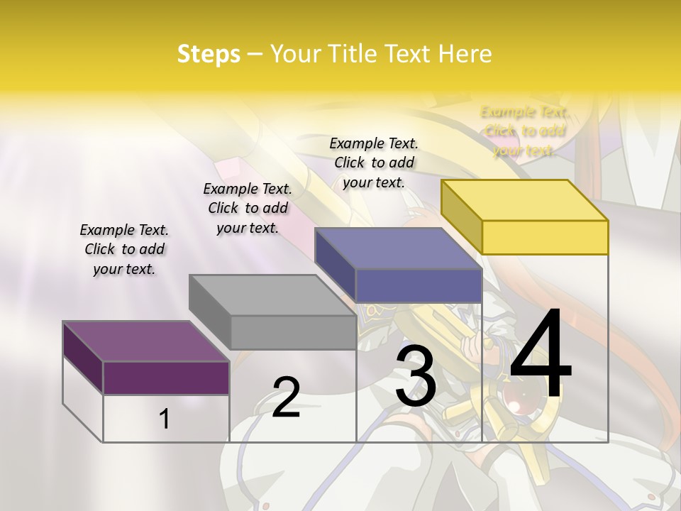A Anime Character Holding A Sword With The Caption Name Of Presentation Company Name PowerPoint Template