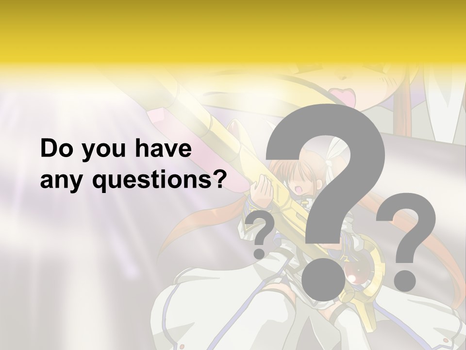 A Anime Character Holding A Sword With The Caption Name Of Presentation Company Name PowerPoint Template