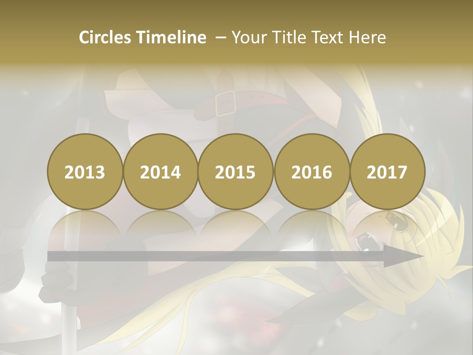 A Woman In A Red And Black Outfit With A Sword PowerPoint Template