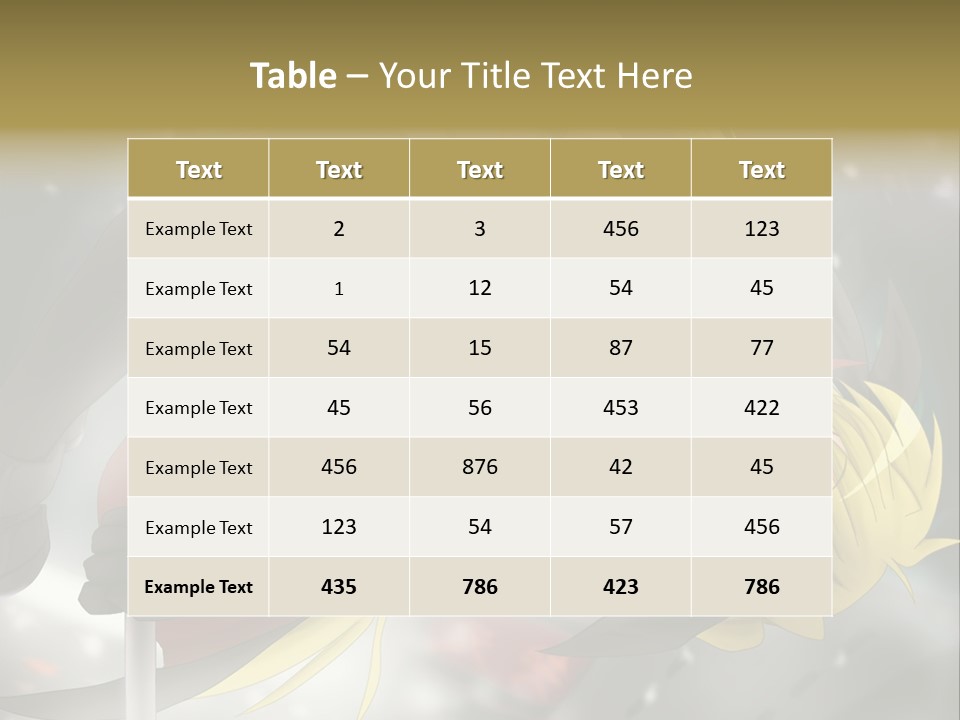 A Woman In A Red And Black Outfit With A Sword PowerPoint Template