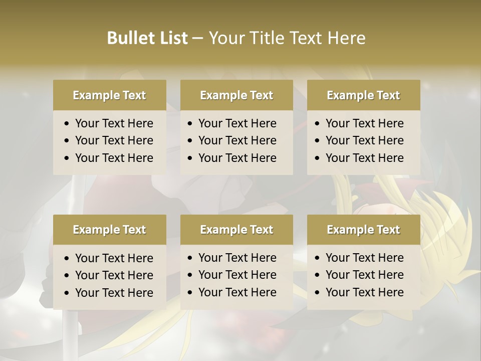 A Woman In A Red And Black Outfit With A Sword PowerPoint Template