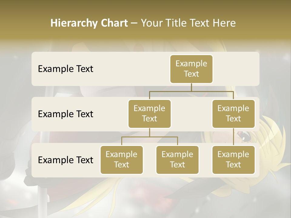 A Woman In A Red And Black Outfit With A Sword PowerPoint Template