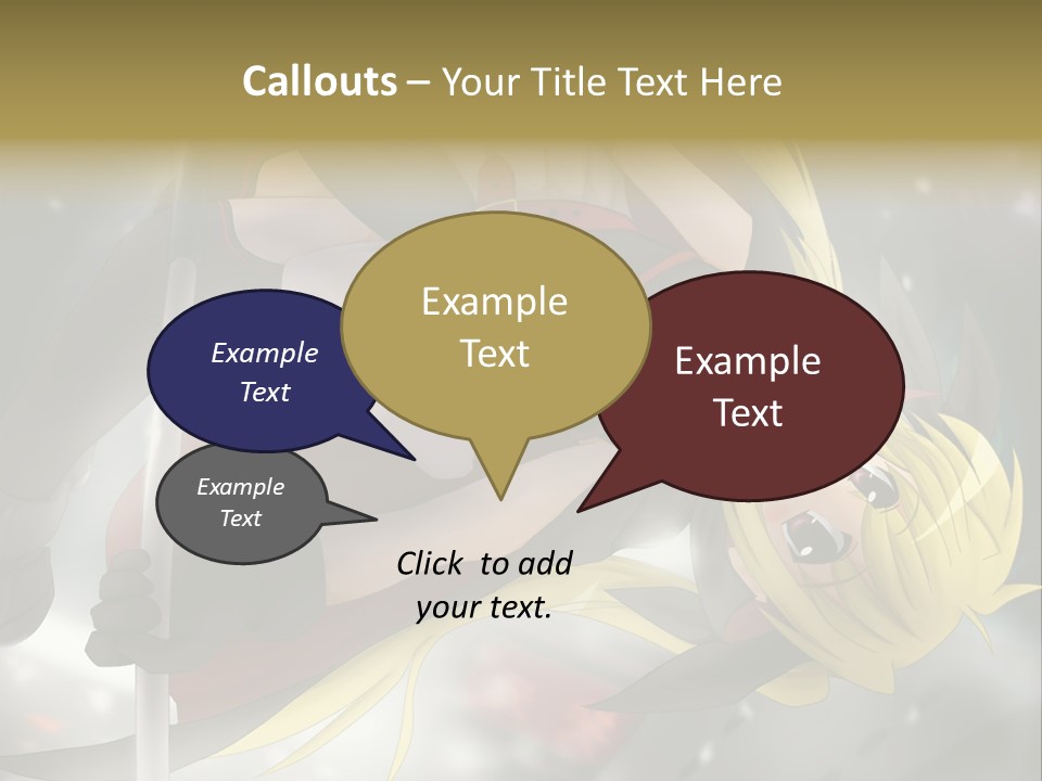 A Woman In A Red And Black Outfit With A Sword PowerPoint Template