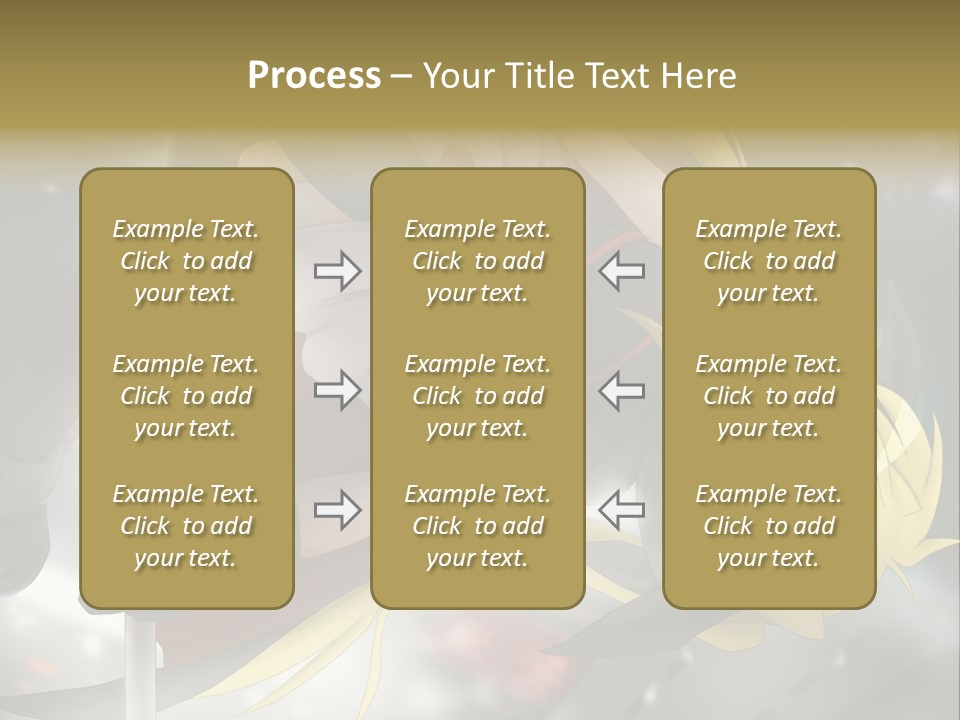 A Woman In A Red And Black Outfit With A Sword PowerPoint Template