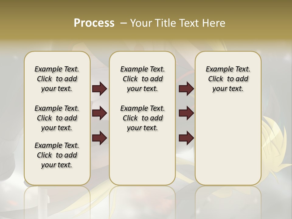 A Woman In A Red And Black Outfit With A Sword PowerPoint Template