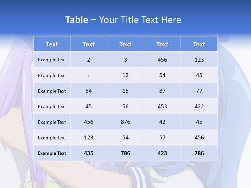 A Couple Of Anime Girls Hugging Each Other PowerPoint Template