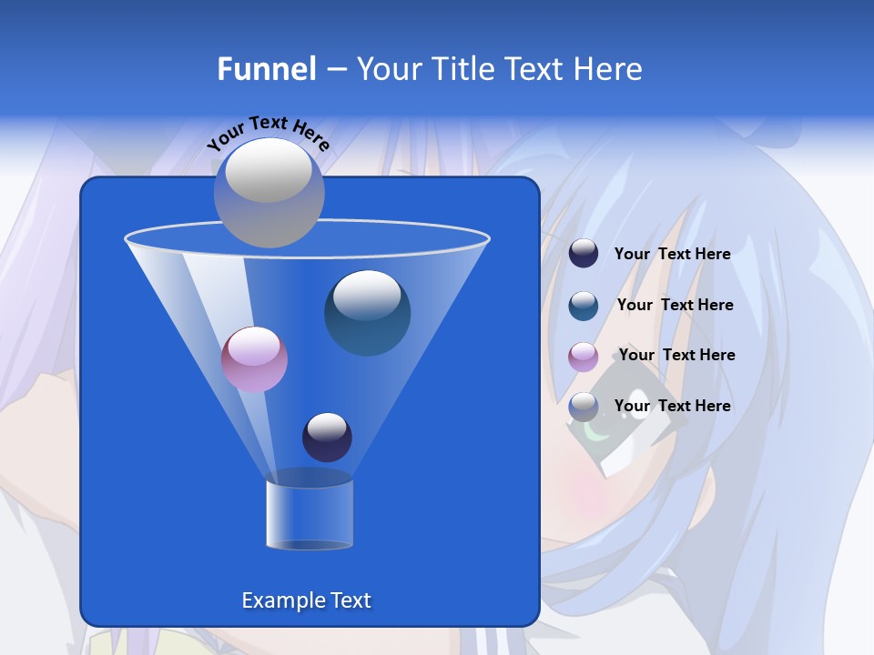 A Couple Of Anime Girls Hugging Each Other PowerPoint Template