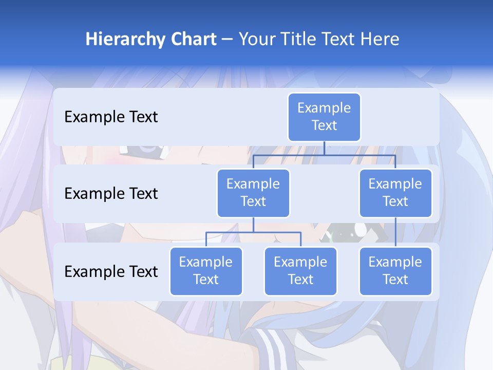 A Couple Of Anime Girls Hugging Each Other PowerPoint Template