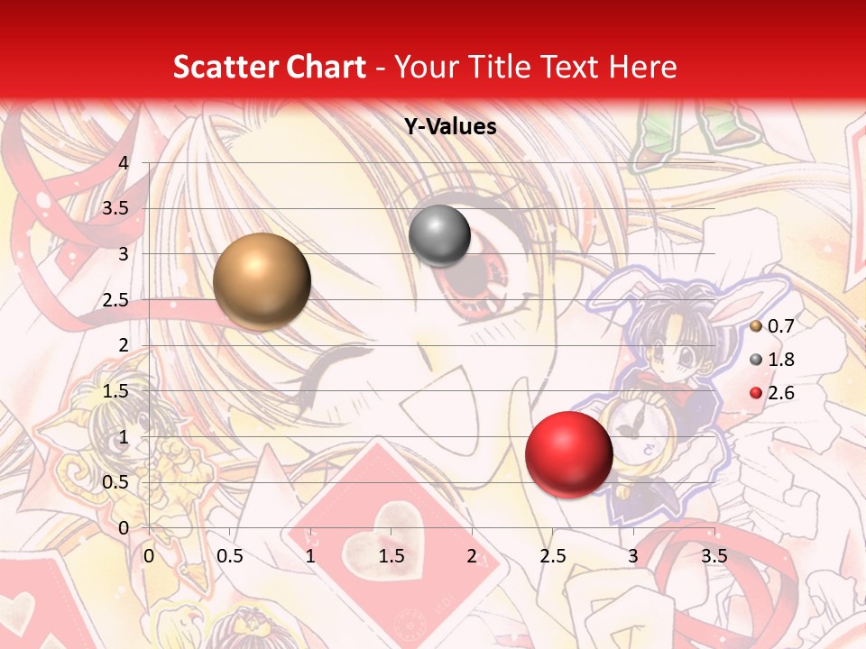 A Cartoon Character With A Red Background PowerPoint Template