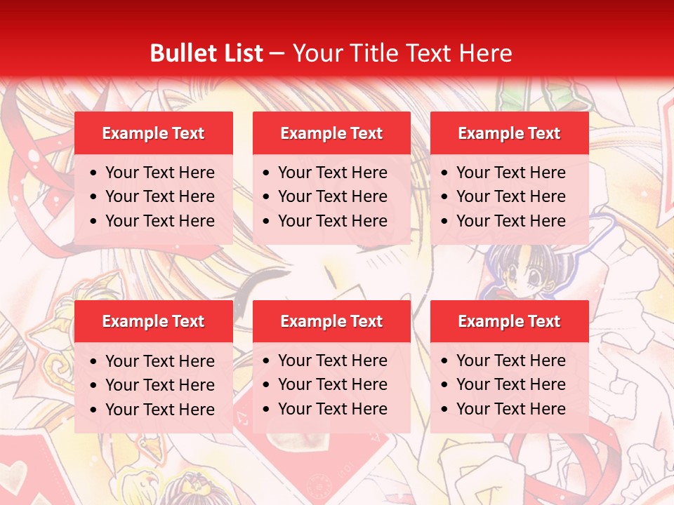 A Cartoon Character With A Red Background PowerPoint Template