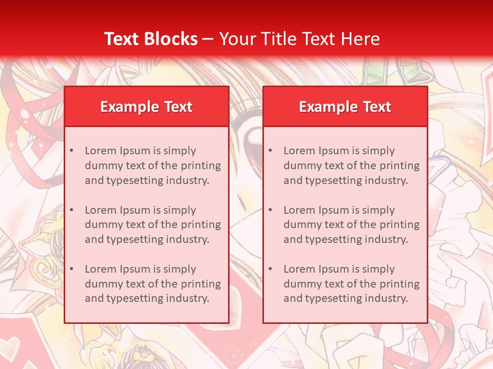 A Cartoon Character With A Red Background PowerPoint Template