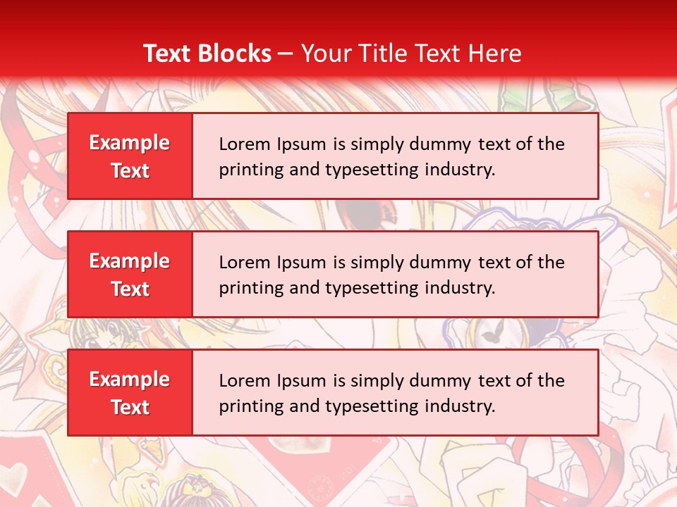 A Cartoon Character With A Red Background PowerPoint Template