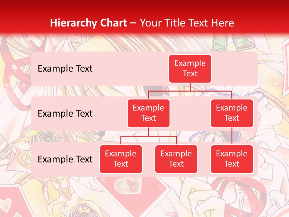 A Cartoon Character With A Red Background PowerPoint Template
