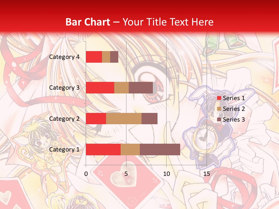 A Cartoon Character With A Red Background PowerPoint Template