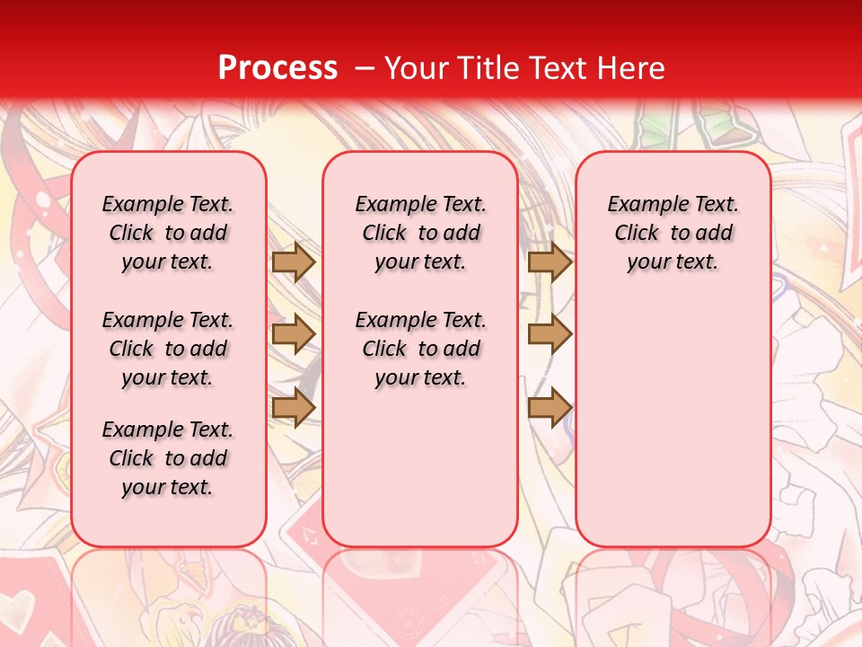 A Cartoon Character With A Red Background PowerPoint Template