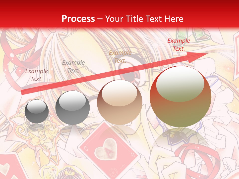 A Cartoon Character With A Red Background PowerPoint Template