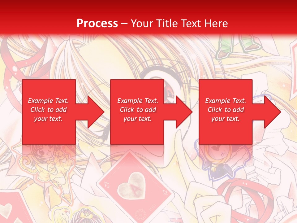 A Cartoon Character With A Red Background PowerPoint Template