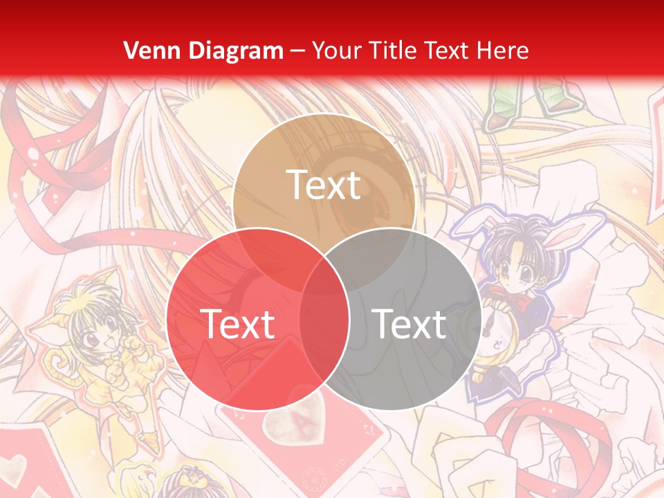 A Cartoon Character With A Red Background PowerPoint Template