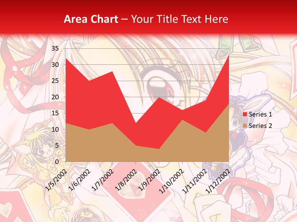 A Cartoon Character With A Red Background PowerPoint Template
