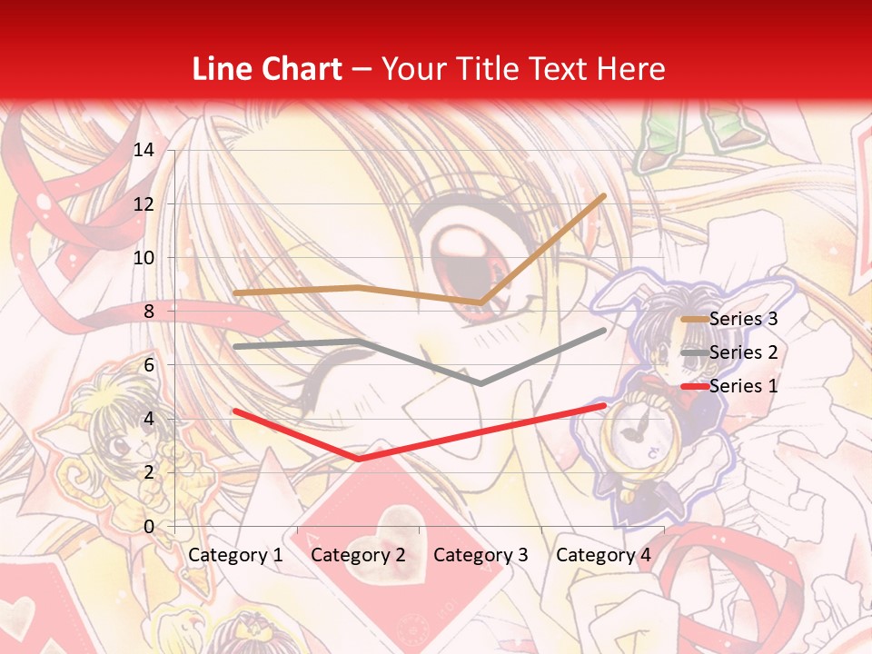 A Cartoon Character With A Red Background PowerPoint Template