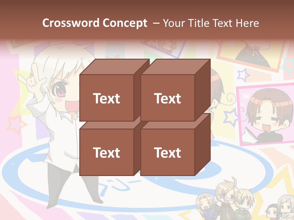 A Group Of People Standing In Front Of A Colorful Background PowerPoint Template