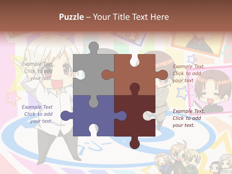 A Group Of People Standing In Front Of A Colorful Background PowerPoint Template