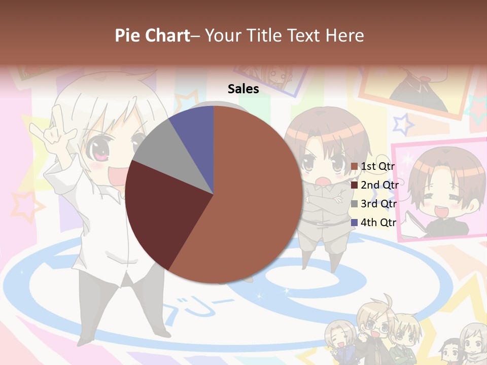 A Group Of People Standing In Front Of A Colorful Background PowerPoint Template