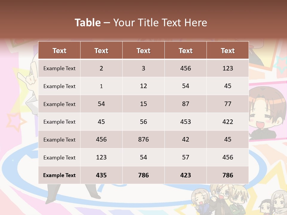 A Group Of People Standing In Front Of A Colorful Background PowerPoint Template