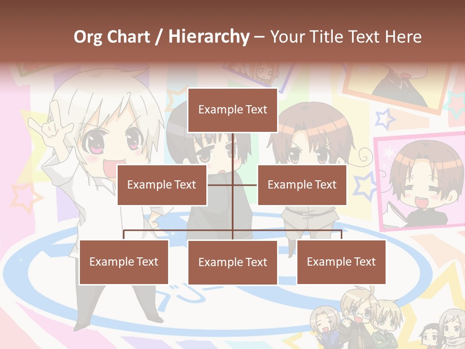 A Group Of People Standing In Front Of A Colorful Background PowerPoint Template