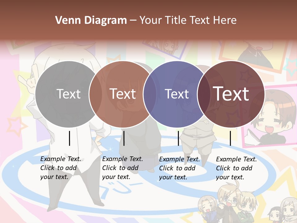 A Group Of People Standing In Front Of A Colorful Background PowerPoint Template