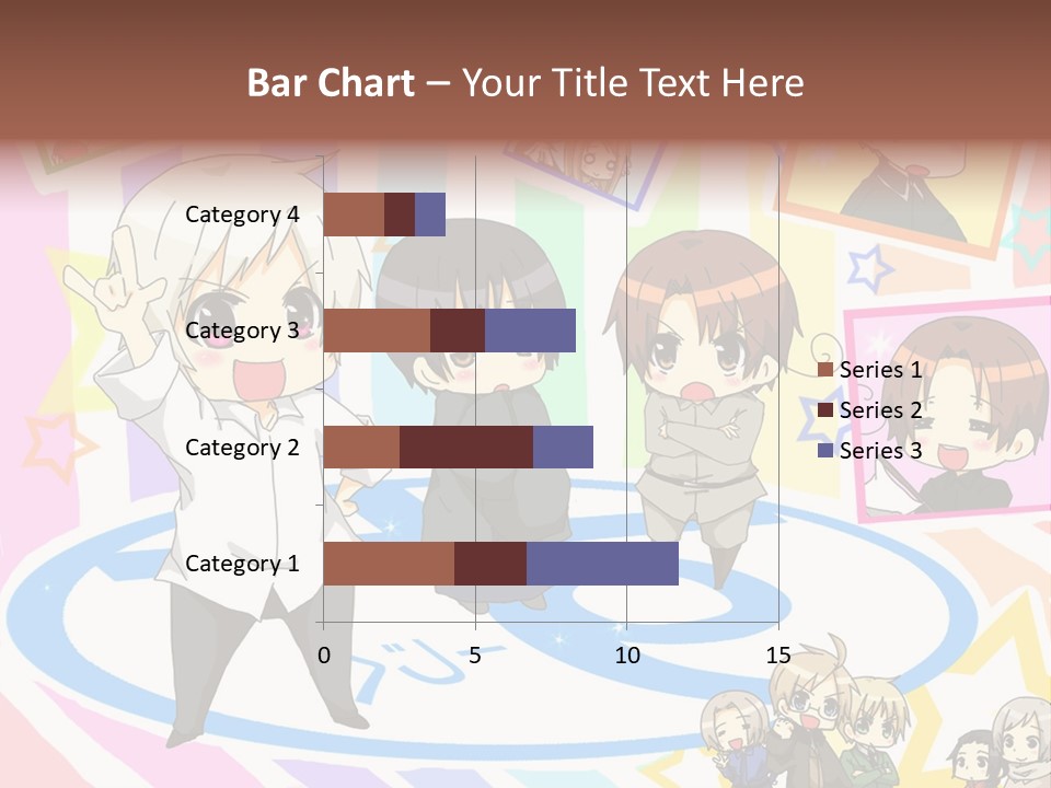 A Group Of People Standing In Front Of A Colorful Background PowerPoint Template