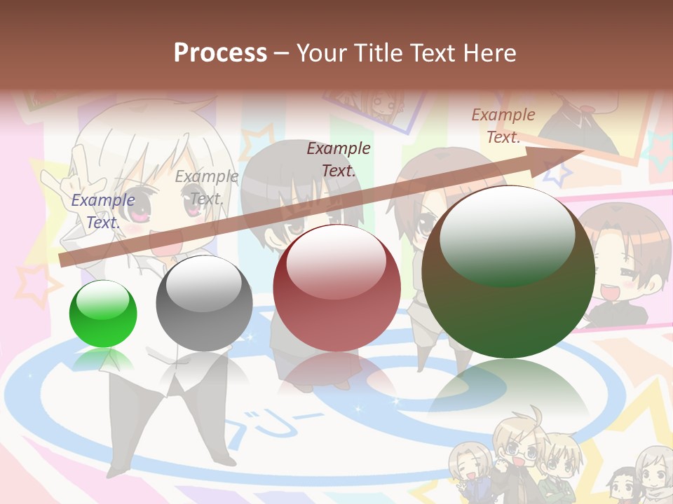 A Group Of People Standing In Front Of A Colorful Background PowerPoint Template