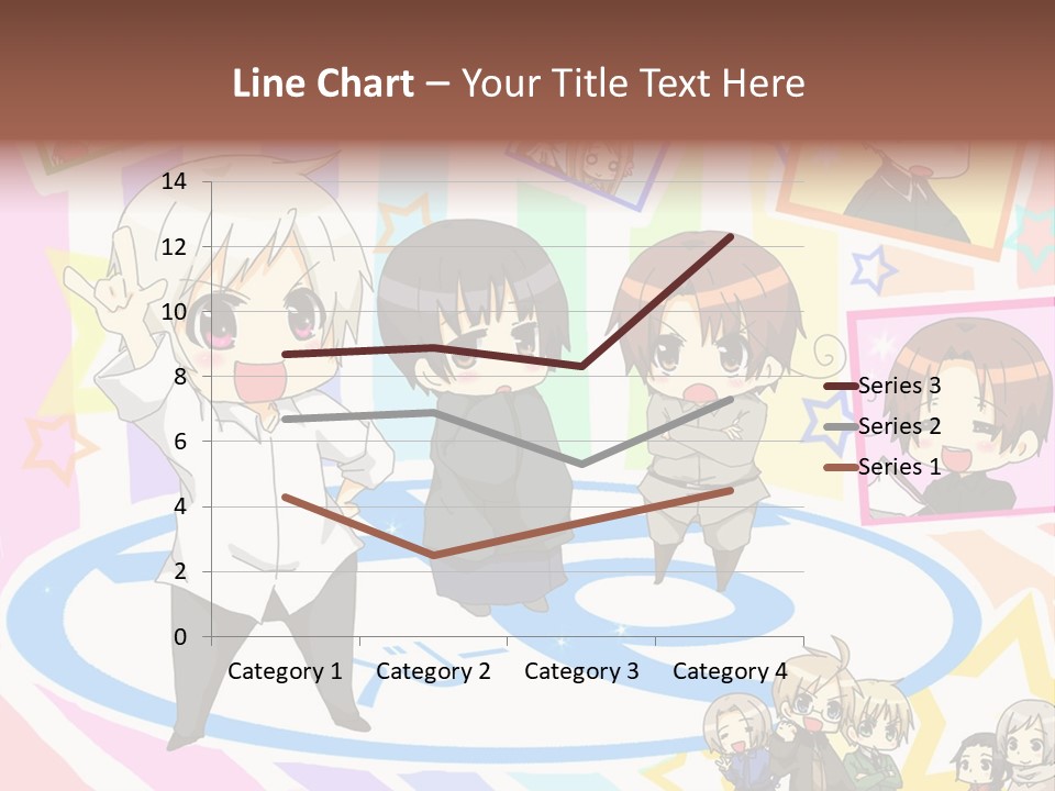 A Group Of People Standing In Front Of A Colorful Background PowerPoint Template