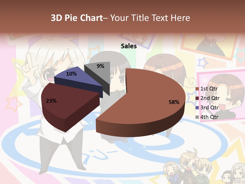 A Group Of People Standing In Front Of A Colorful Background PowerPoint Template