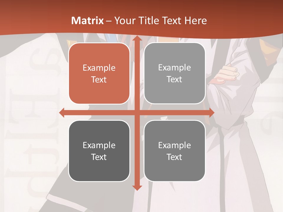 A Couple Of Anime Characters Standing Next To Each Other PowerPoint Template