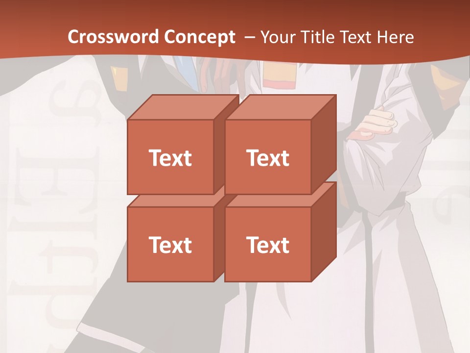 A Couple Of Anime Characters Standing Next To Each Other PowerPoint Template