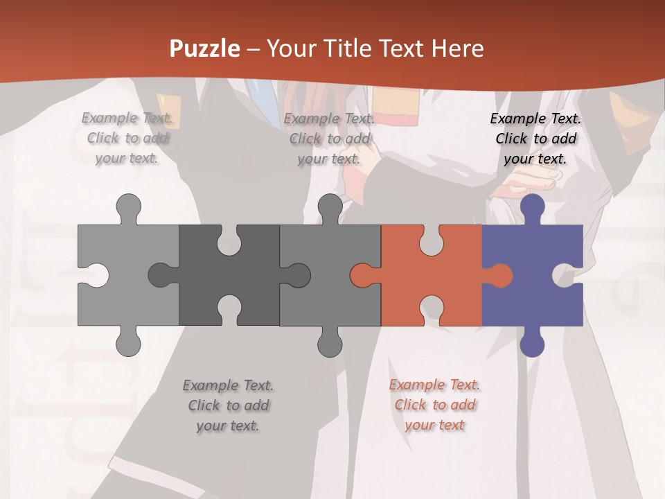 A Couple Of Anime Characters Standing Next To Each Other PowerPoint Template