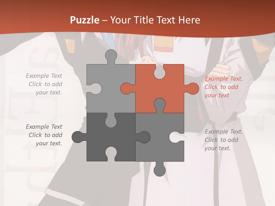 A Couple Of Anime Characters Standing Next To Each Other PowerPoint Template