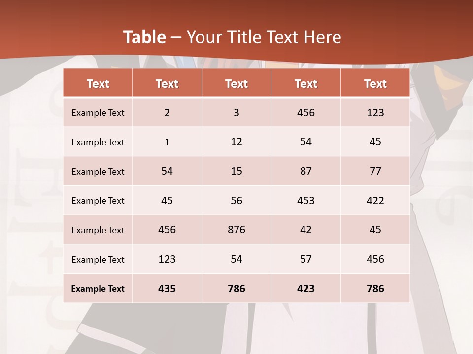 A Couple Of Anime Characters Standing Next To Each Other PowerPoint Template