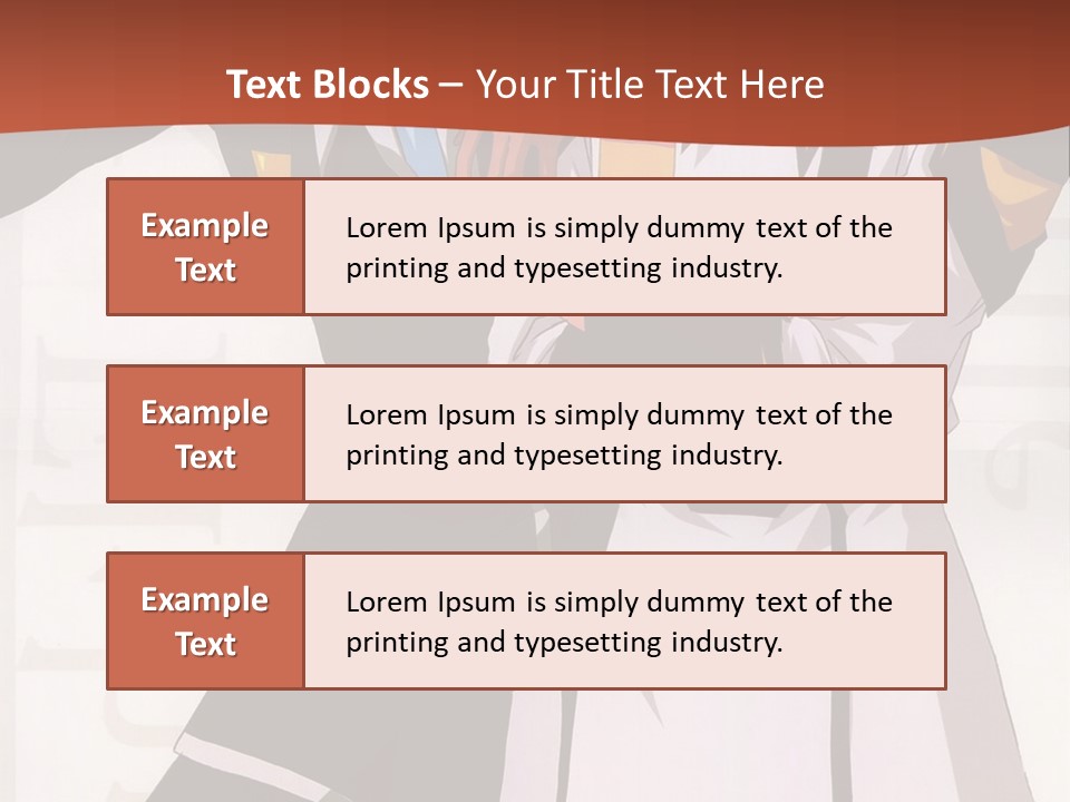 A Couple Of Anime Characters Standing Next To Each Other PowerPoint Template