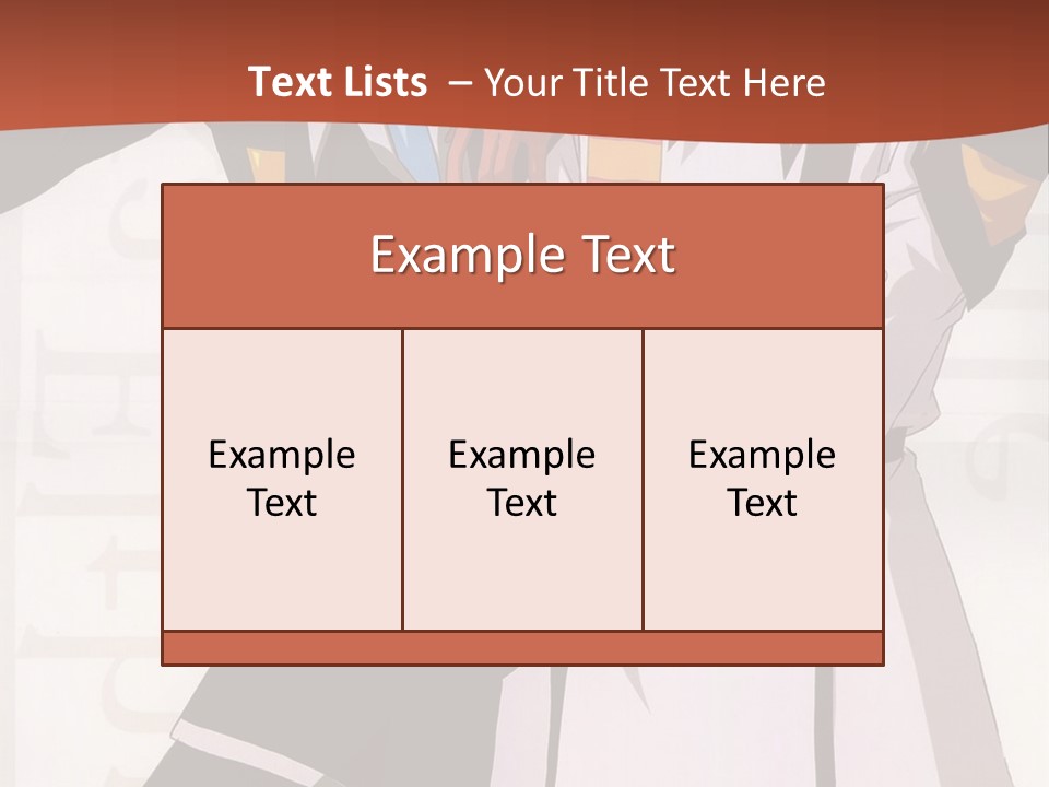 A Couple Of Anime Characters Standing Next To Each Other PowerPoint Template