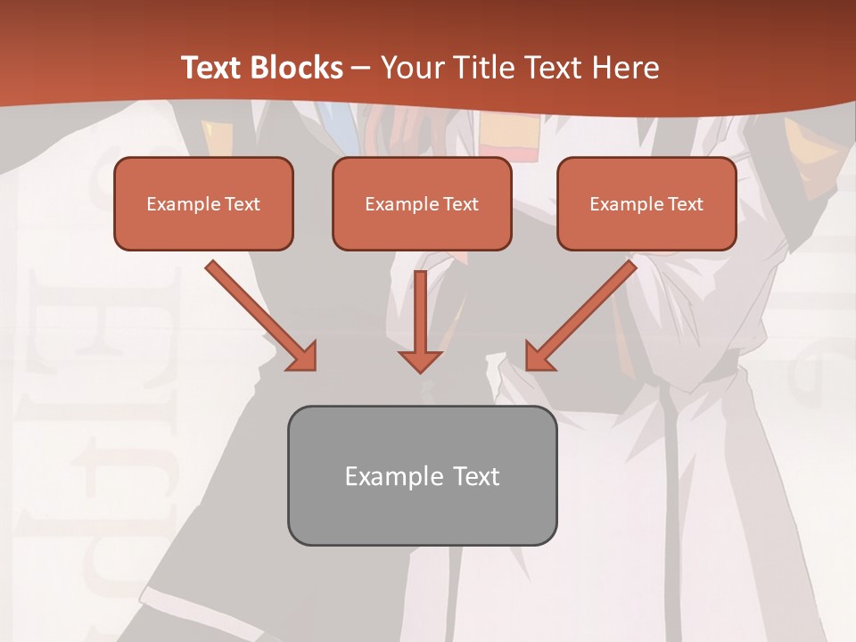 A Couple Of Anime Characters Standing Next To Each Other PowerPoint Template