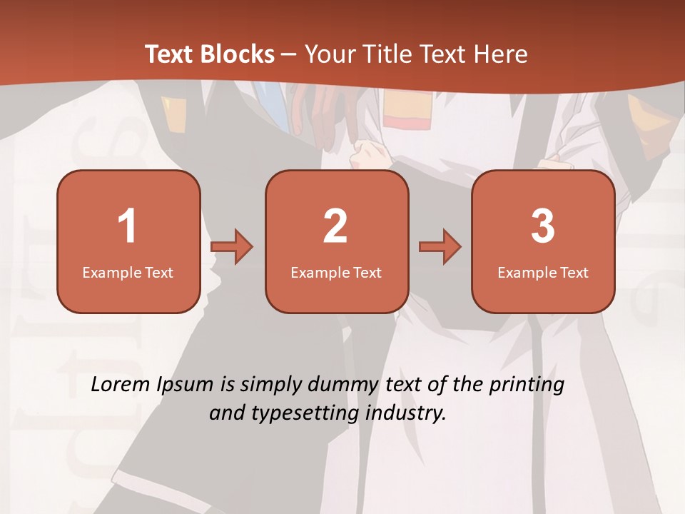 A Couple Of Anime Characters Standing Next To Each Other PowerPoint Template