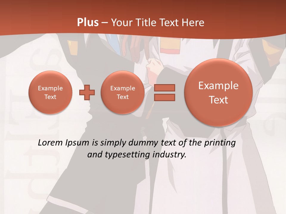 A Couple Of Anime Characters Standing Next To Each Other PowerPoint Template