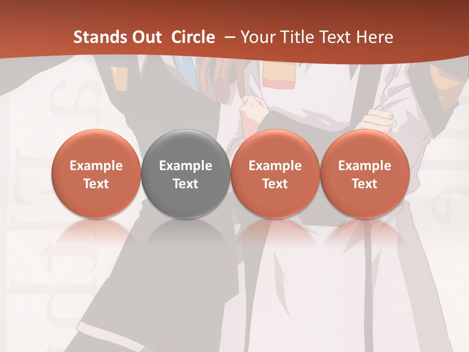 A Couple Of Anime Characters Standing Next To Each Other PowerPoint Template