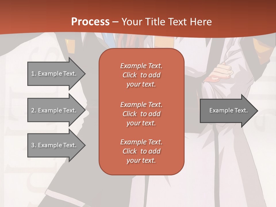 A Couple Of Anime Characters Standing Next To Each Other PowerPoint Template