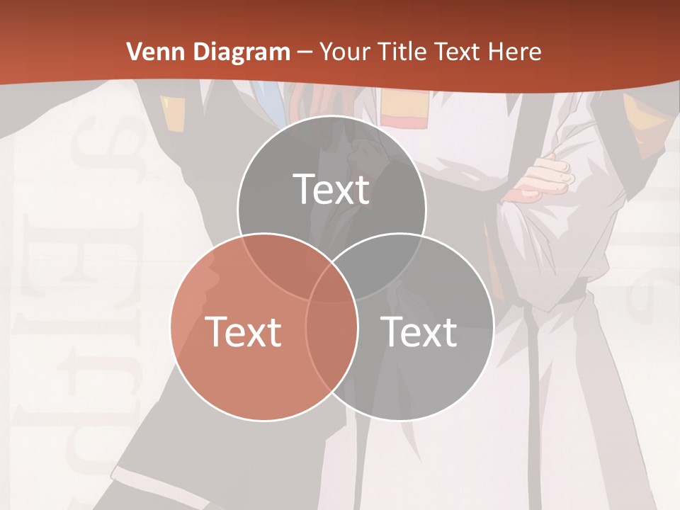 A Couple Of Anime Characters Standing Next To Each Other PowerPoint Template
