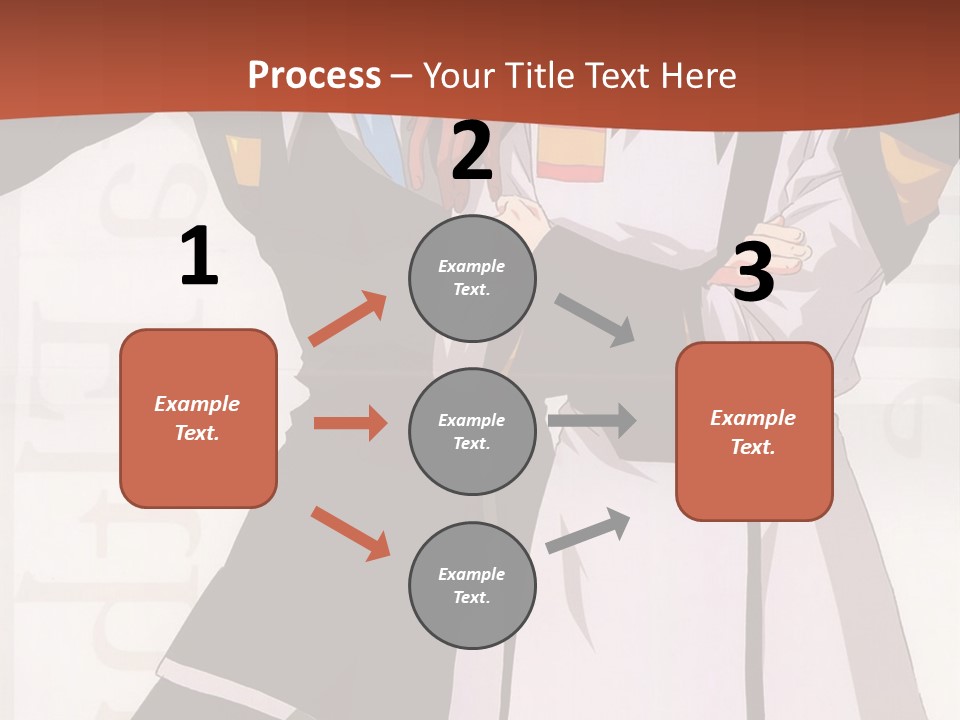 A Couple Of Anime Characters Standing Next To Each Other PowerPoint Template