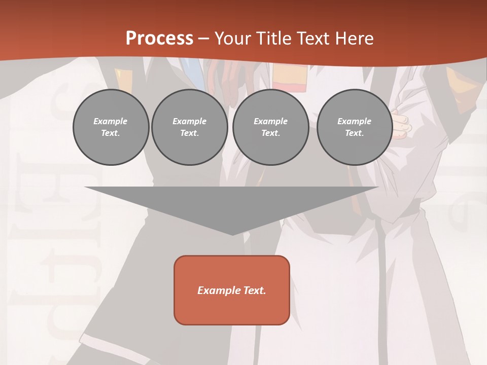 A Couple Of Anime Characters Standing Next To Each Other PowerPoint Template