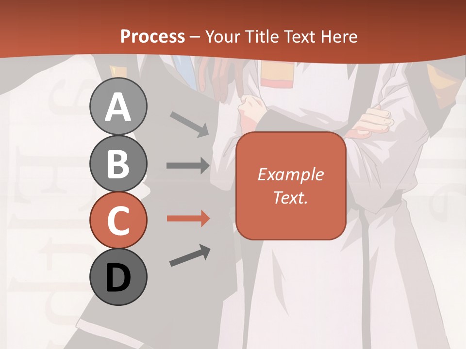 A Couple Of Anime Characters Standing Next To Each Other PowerPoint Template